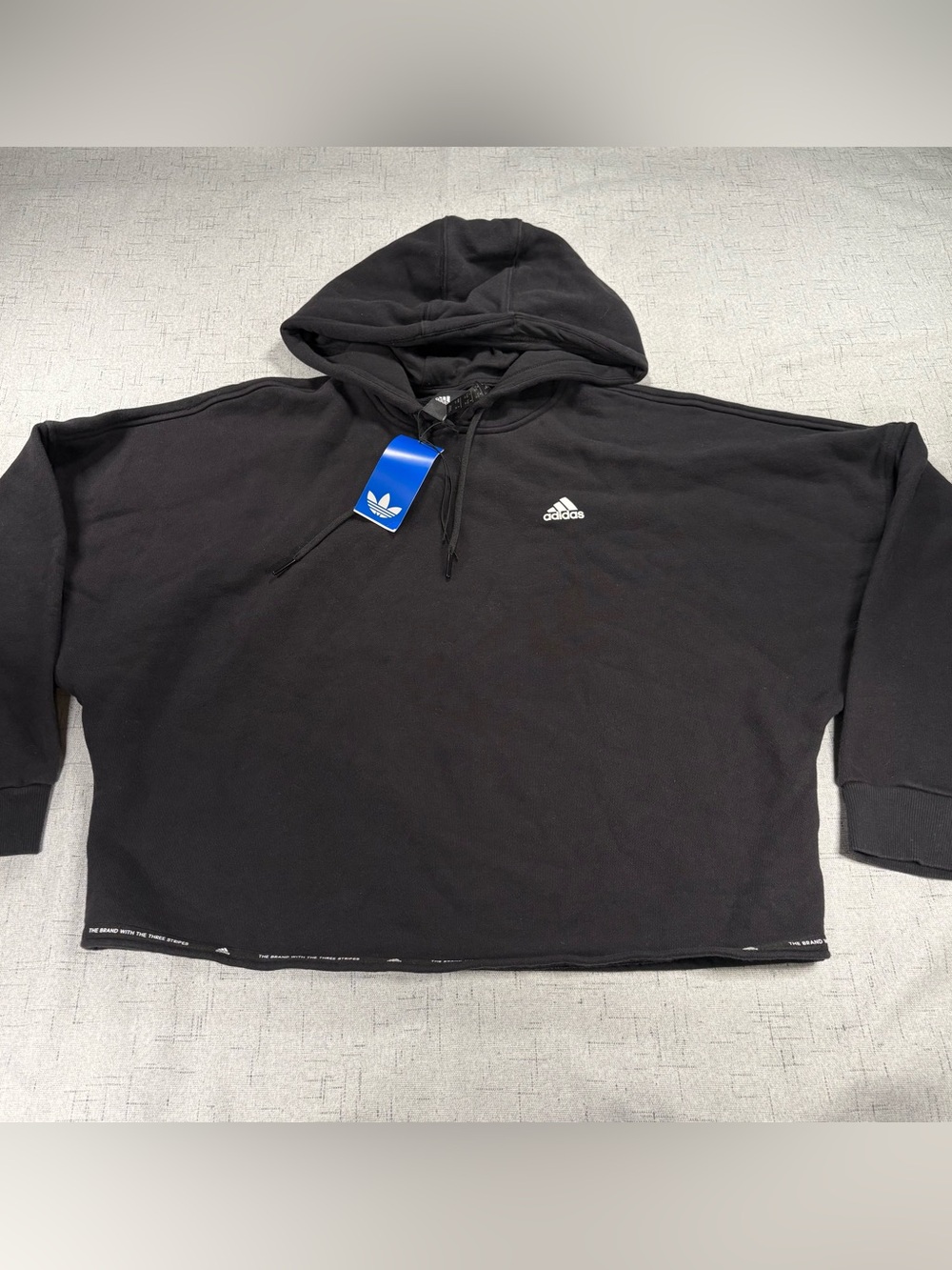 Adidas Black Pullover Hoodie - Women’s Casual Sweatshirt